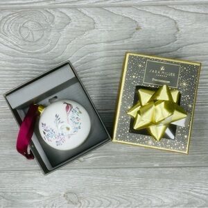 Sara Miller Portmeirion Partridge In A  Pear Tree bird Christmas tree Ornament